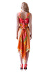 Ebony "Summer Sky" Silk Scarf Dress